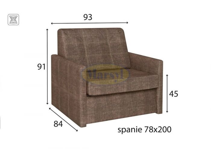 Sofa I Mini - wymiary